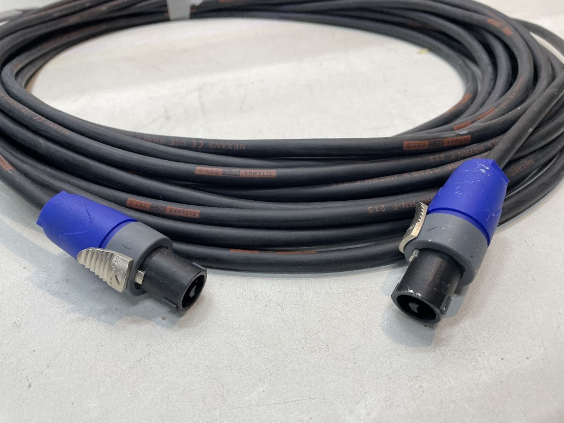 5 x Approx 20m 2-Pole Speakon Cables - Image 3 of 5