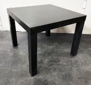 8 x Ikea Lack Black Side Tables