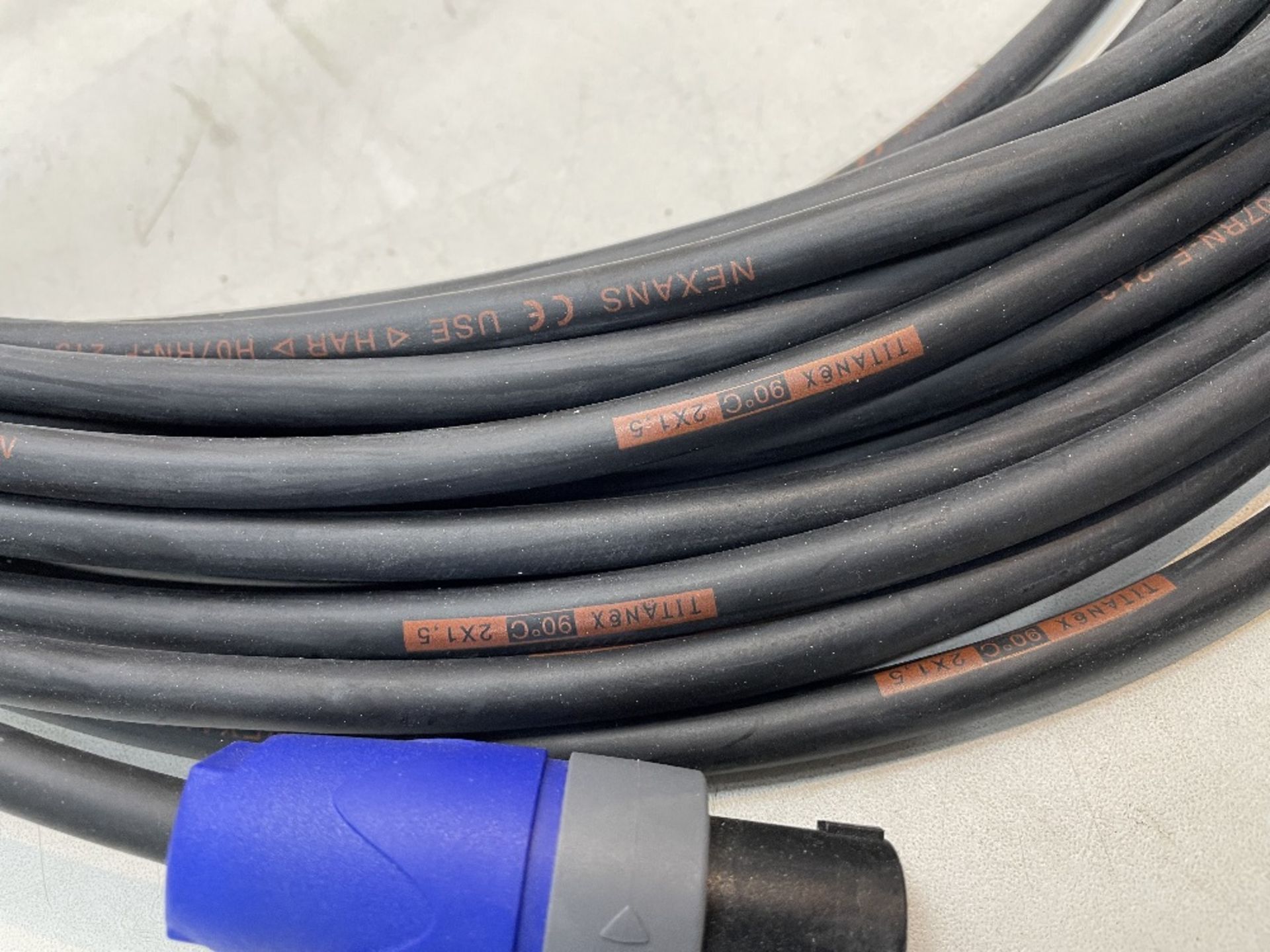 5 x Approx 20m 2-Pole Speakon Cables - Image 4 of 5