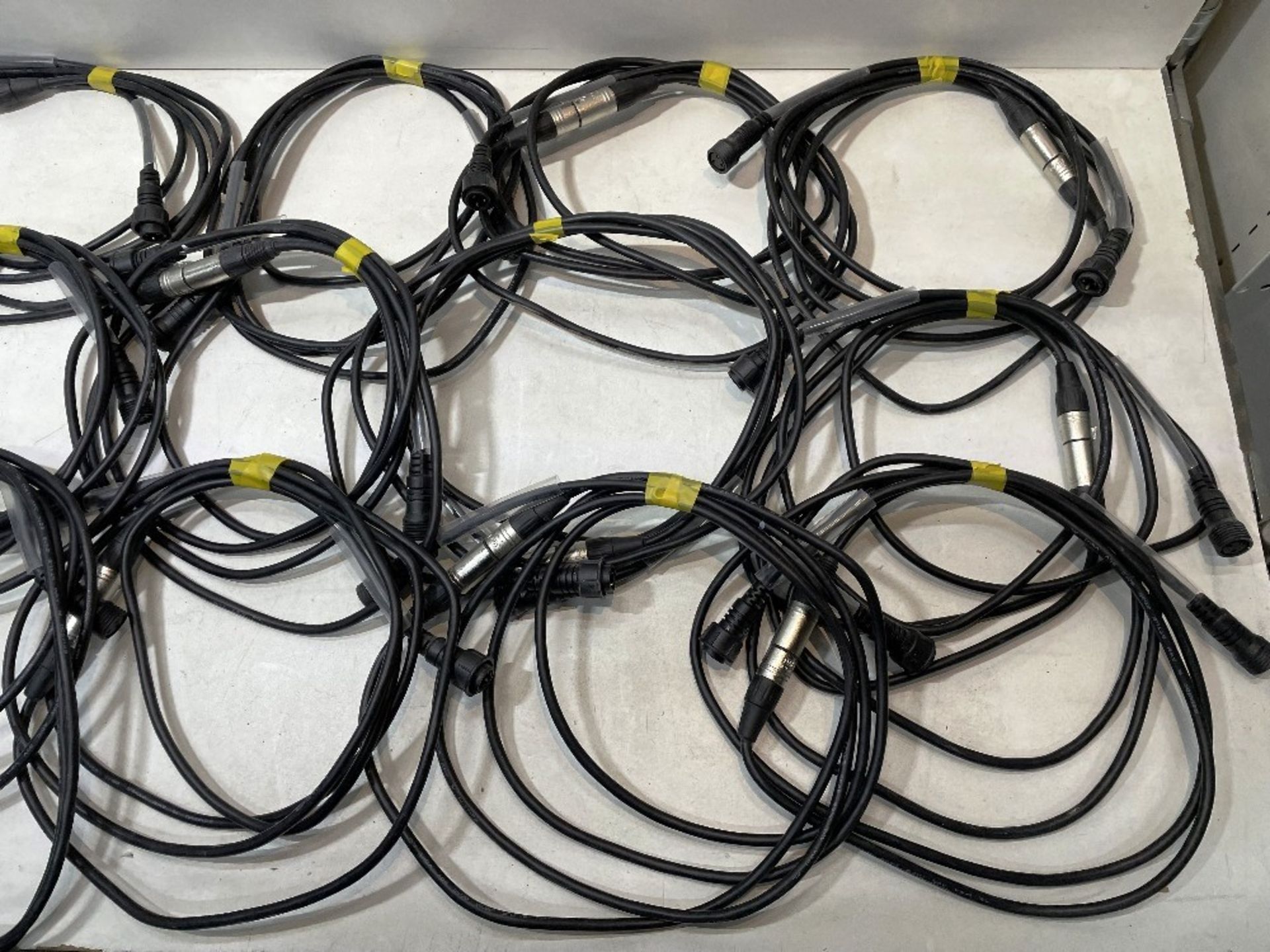 Quantity of DMX Cables, Adapters & Short Leads - As Pictured - Image 2 of 10