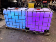 2 x LED Colour Changing IBC's w/ Remotes