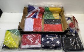 Quantity of Various Country Flags - As Pictured