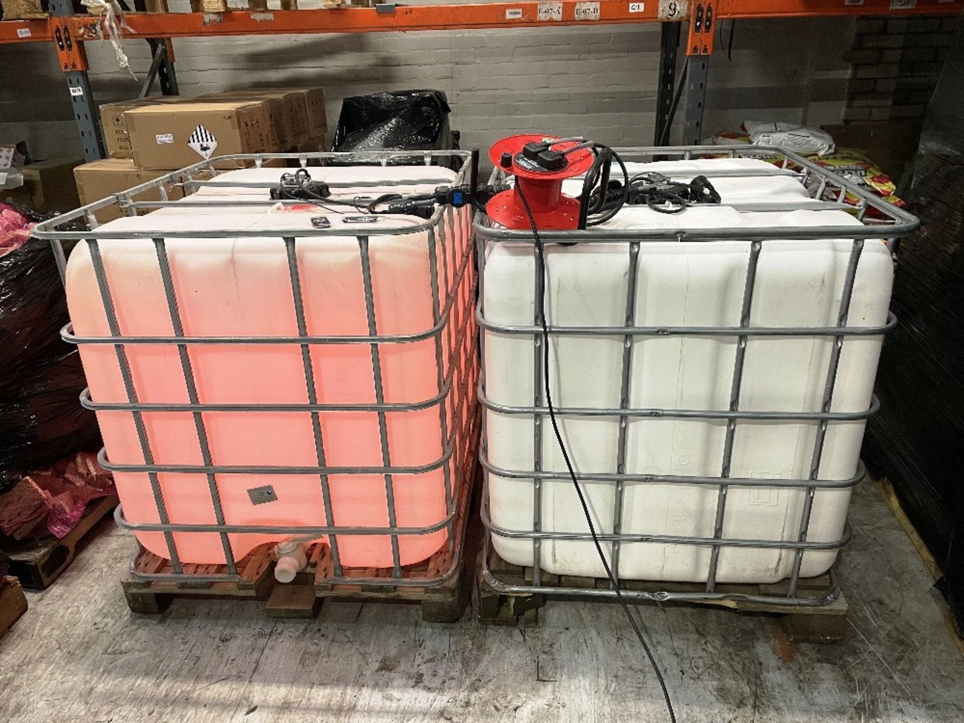 2 x LED Colour Changing IBC's w/ Remotes