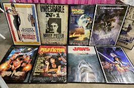 9 x Various Framed Movie Posters