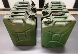 6 x 20L Army Jerry Cans