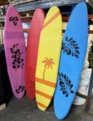 4 x Surf Board Props