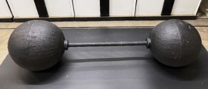 Strongman Barbell Weight Prop