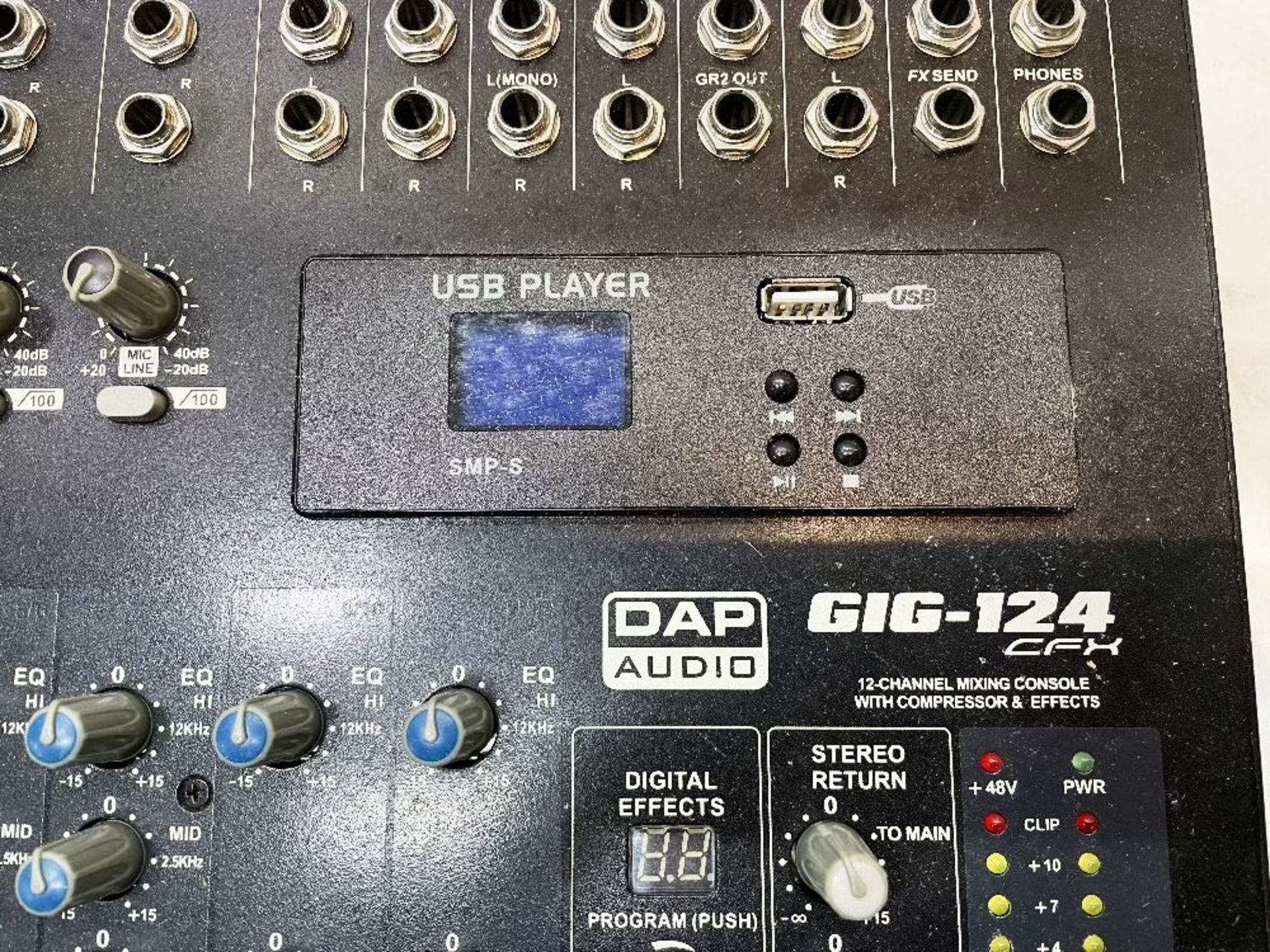 DAP Audio GIG-124CFX 12 Channel Live Mixer - Image 3 of 4