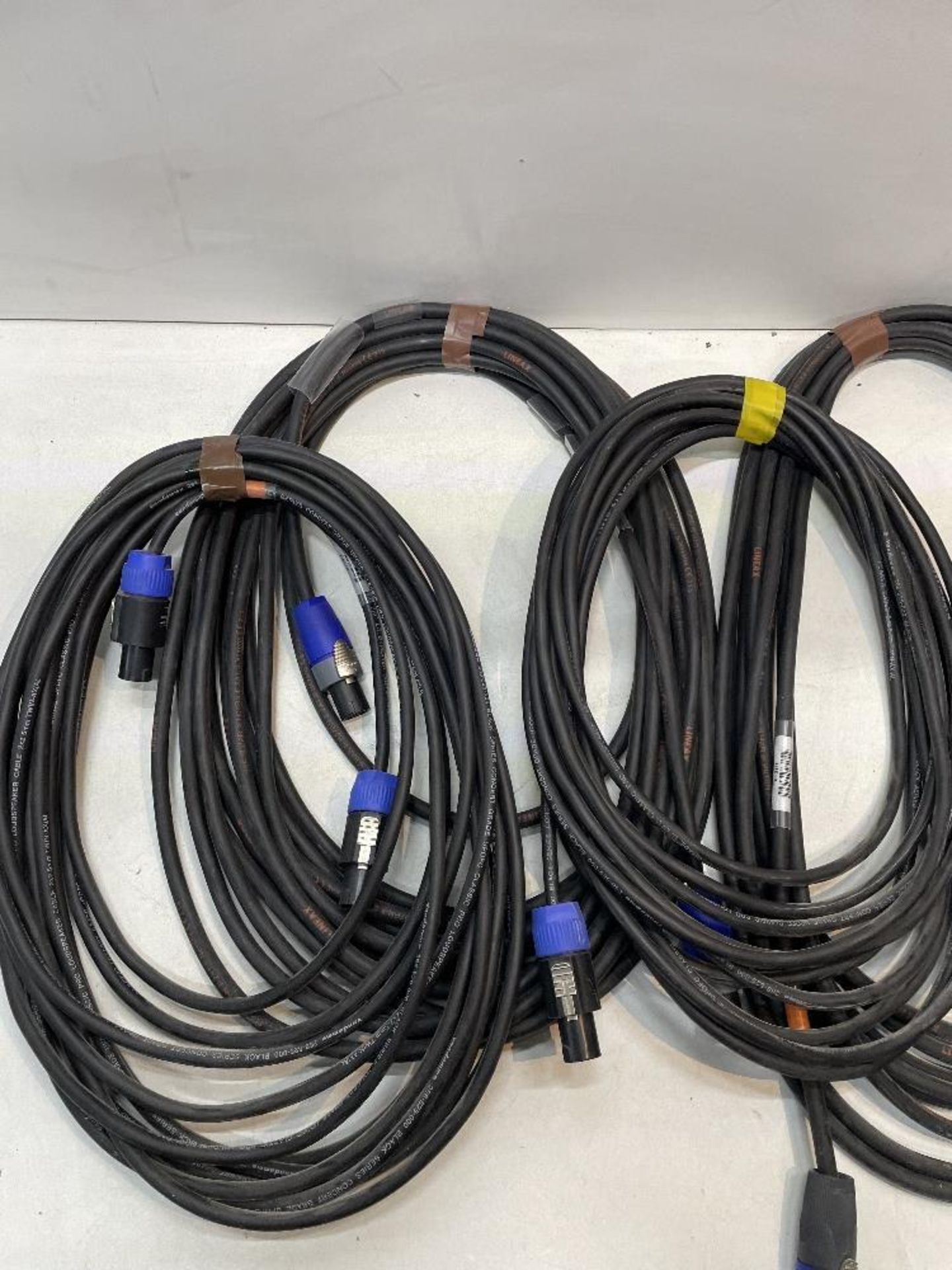 5 x Various Sized 2-Pole Speakon Cables - Image 4 of 5