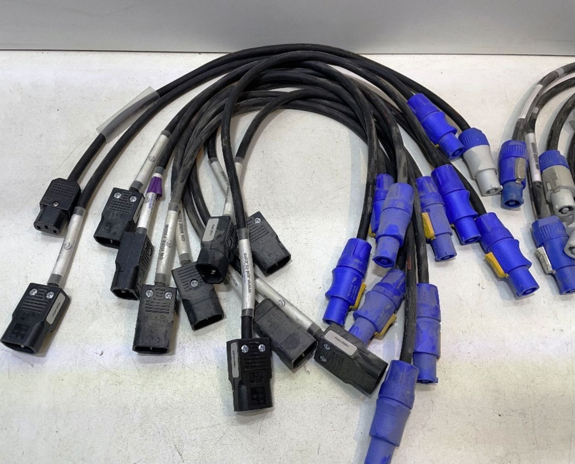 20 x Various Powercon Shorts & IEC to Powercon Cables - Image 2 of 4