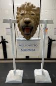 Narnia Themed "Welcome to Narnia" Sign