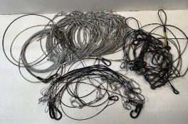 Quantity of Stage Light Safety Cables w/ Buckle & Eyelet