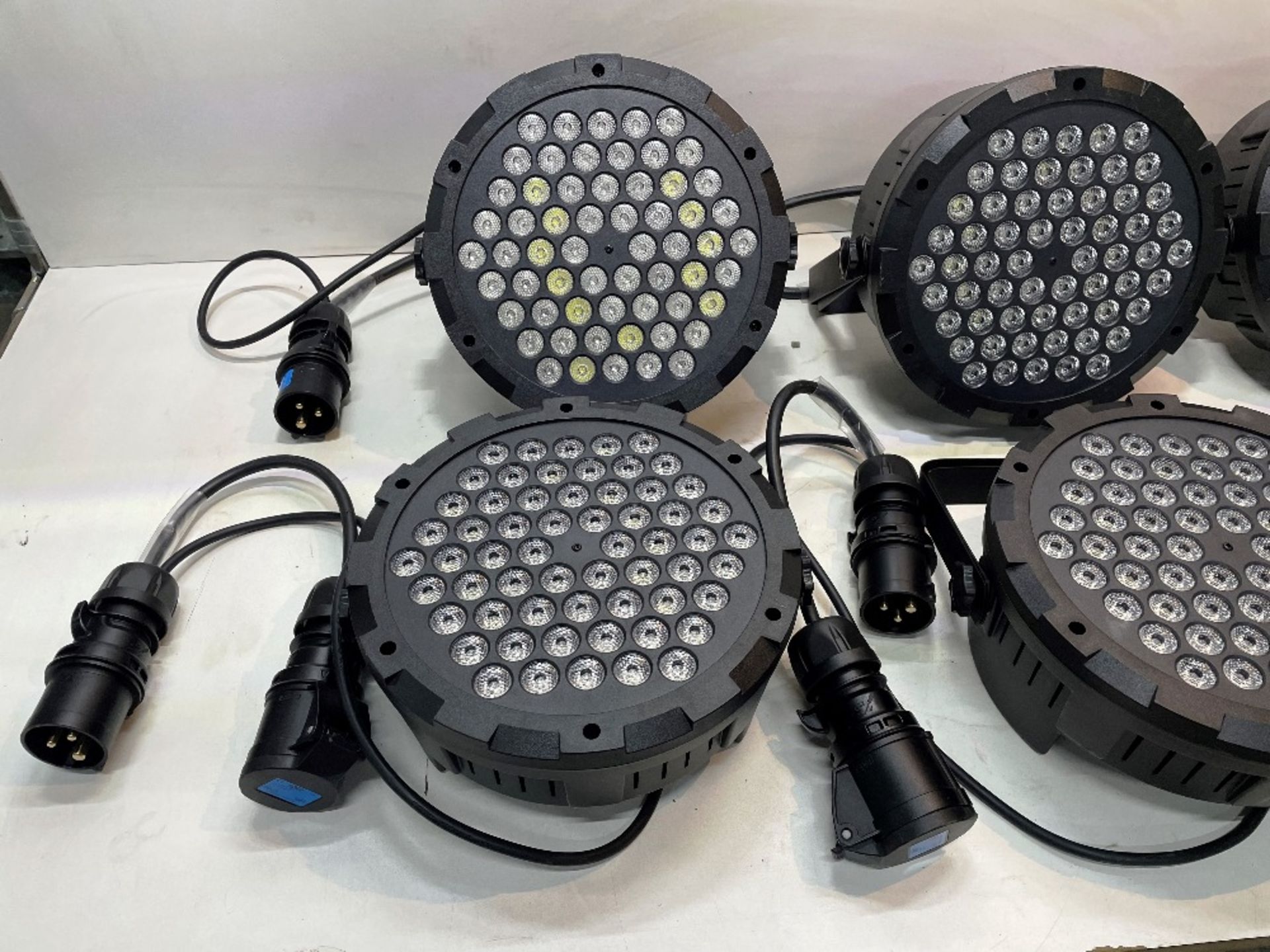 6 x LED WT09 Stage Flat Par Cans | 120W - Image 3 of 6