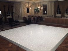 White LED 16ft x 16ft Dance Floor