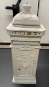 Wedding Themed White Gift Postbox - No Key