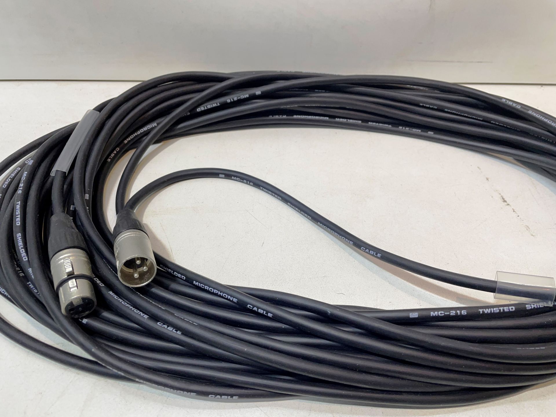 11 x 10m DMX DAP-Audio MC-216 Black mic/line cables - Image 3 of 5