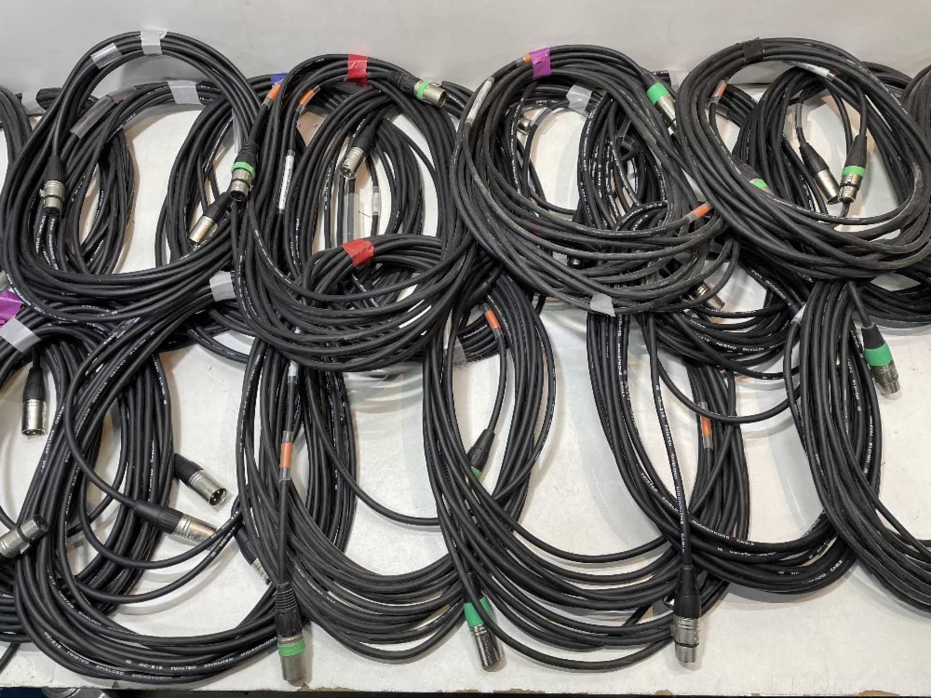 24 x Approx 10m DMX Cables - Image 2 of 5
