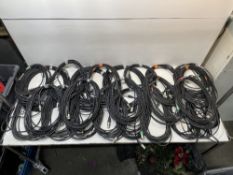 23 x Approx 10m DMX Cables