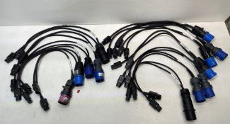 12 x 16A to 2 x IEC Splitters