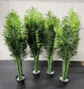 4 x Artificial Plants - Approx 1.3m Tall