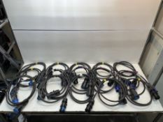 15 x Approx 2m - 16a Single Phase 15a (2.5mm) Cables