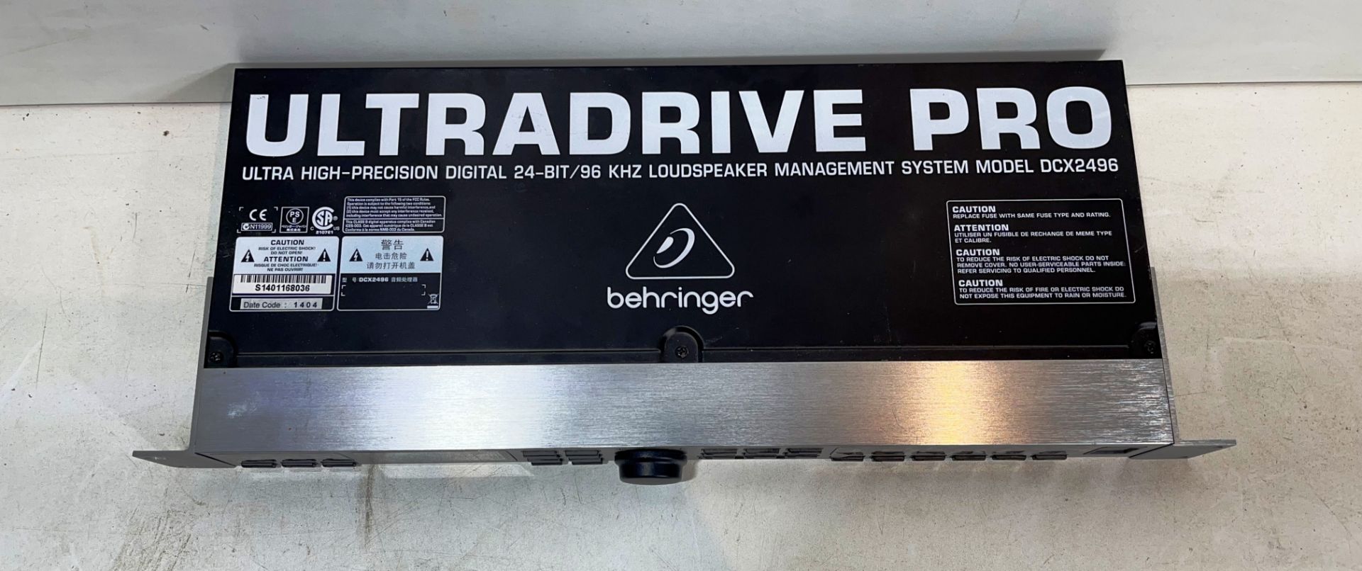 Behringer DCX2496 UltraDrive Loudspeaker Management System