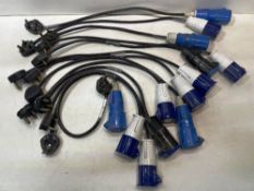 13 x 16a to 3-Pin Cables