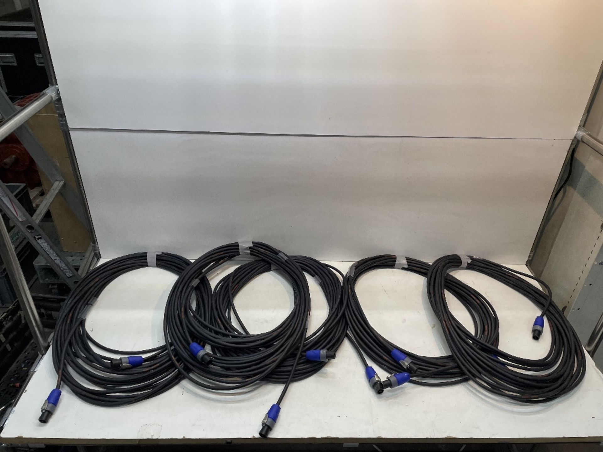 5 x Approx 20m 2-Pole Speakon Cables