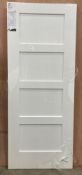 XLJoinery White Primed Shaker 4-Panel | WPSHA4P826 | 2040mm x 826mm x 40mm