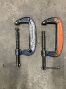 2 x 6'' Standard Duty G Clamps