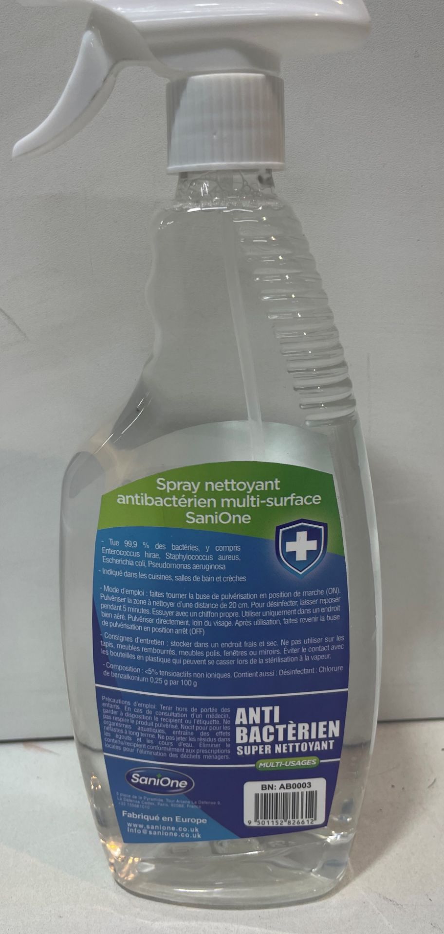 Approximately 576 Anti-bacteria Multi Purpose spray 750ml | ****Instructions are in FRENCH**** - Image 3 of 9
