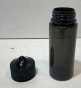 Approximately 10275x120ml ***Empty*** Black Vape Liquid Bottles | 10200 Caps