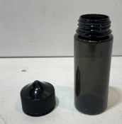 Approximately 24660x120ml ***Empty*** Black Vape Bottles | 25500 Caps