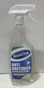 Approximately 564 Bottles of Anti-bacteria Multi Purpose spray 750ml | ****Instructions are in FRENC