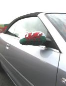 3,000+ Car Mirror Covers w/ Wales Flag Design - RRP£3.00