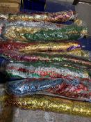 500 x Sleeves of Assorted Tinsel Garlands - Each Sleeve 24 x 6ft Garlands - RRP£23.99