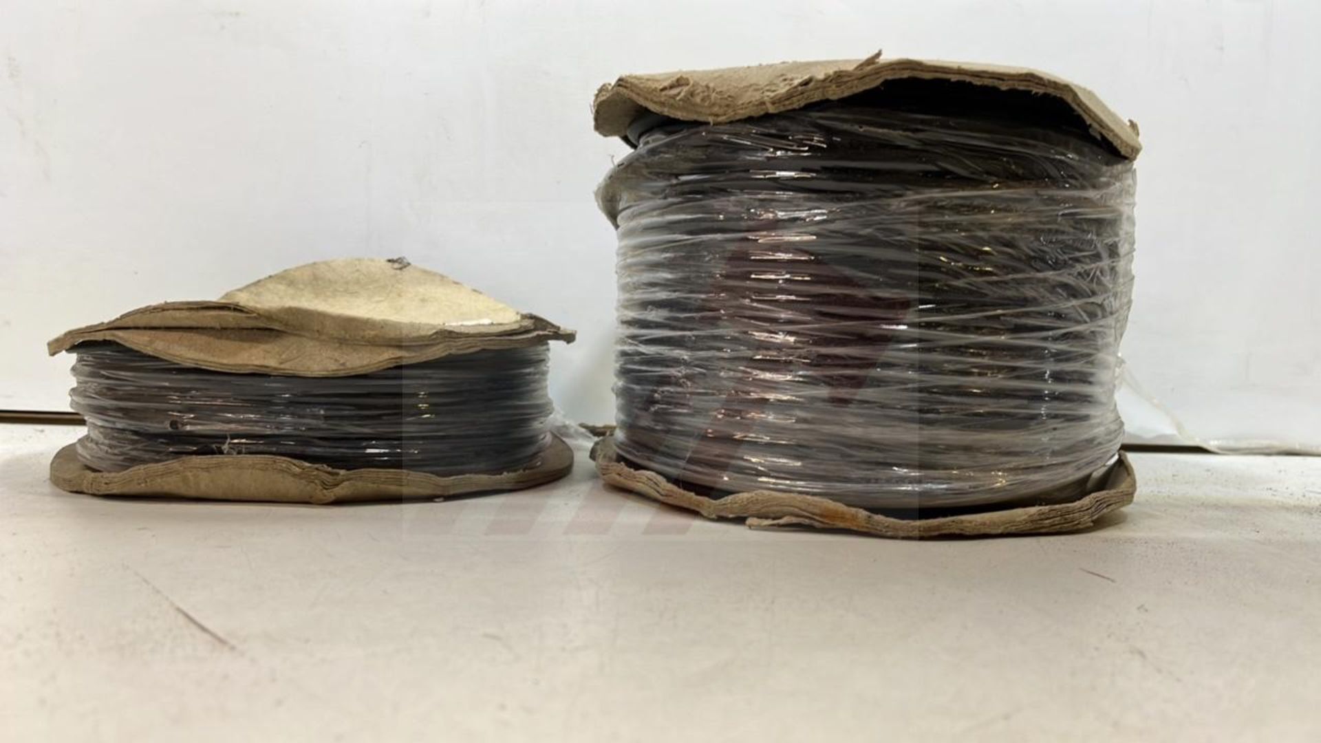 2 x Reels Of Black Single Core Wire