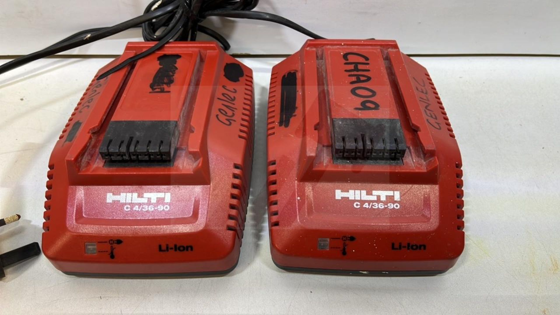 2 x Hilti C4/36-90 Li-ion Battery Chargers - Image 2 of 2