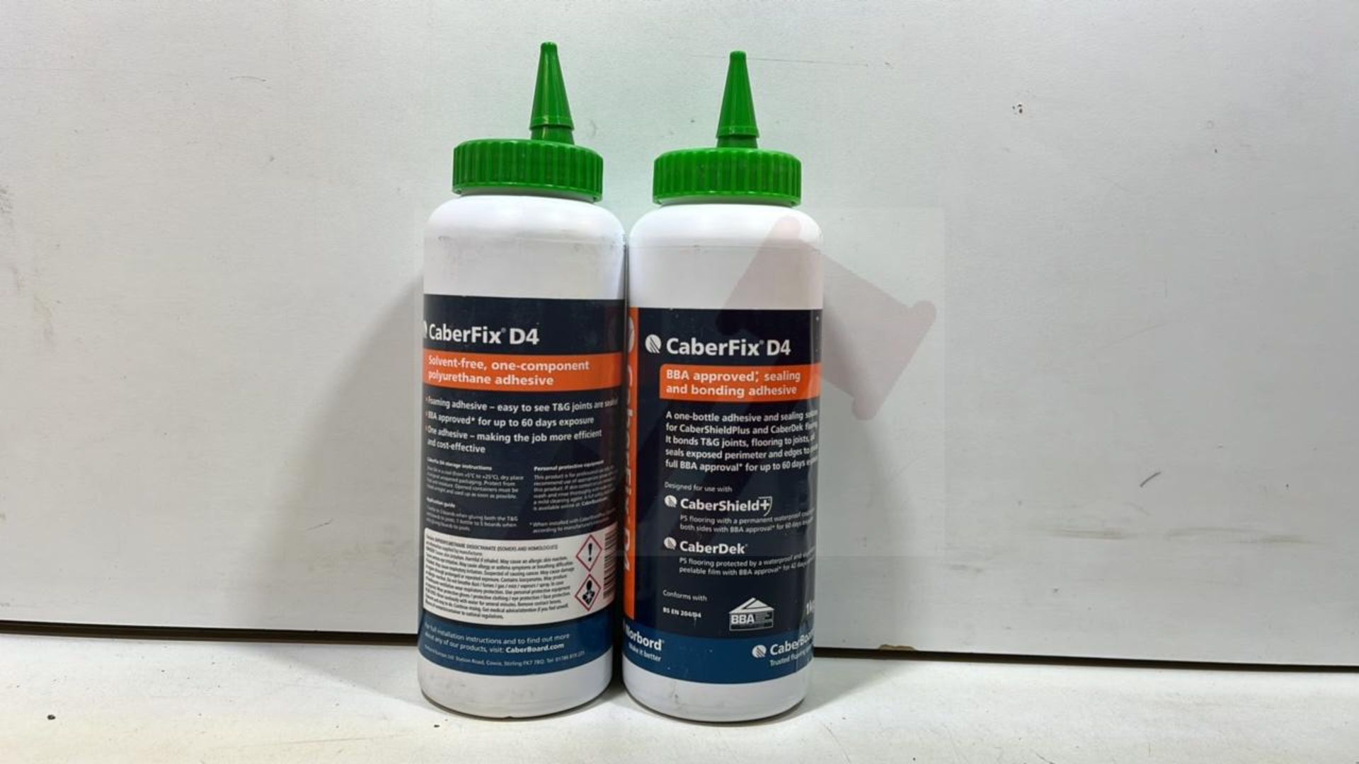 12 x 1KG Bottles Of Caber Fix D4 Sealing And Bonding Adhesive