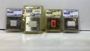 8 x Various Electrical Switches - As Pictured