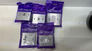 33 x Hamilton Hartland Super slim Plate/Switches