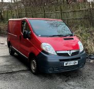 Vauxhaull Vivaro 2700 CDTI SWB In Red | Reg: WR59 XBM | Milage: 88709