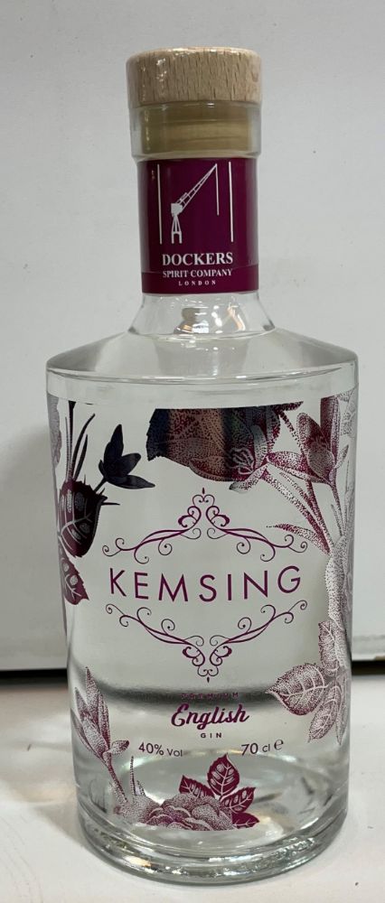 Crates of KEMSING Premium English Gin | Sale Ends 13:00 Tues 21 Dec 2021 | **Collection Only** Strictly Wednesday & Thursday 22/23 December 2021