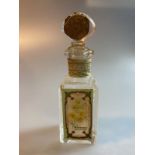 Flacon de parfum de forme rectangulaire (vide) : "JOCKEY CLUB" par WOODWORTH, [...]