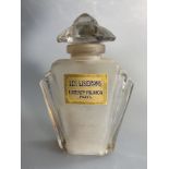 Flacon de parfum (vide) : Les Liserons de LORENZY-PALANCA, Paris, étiquette [...]
