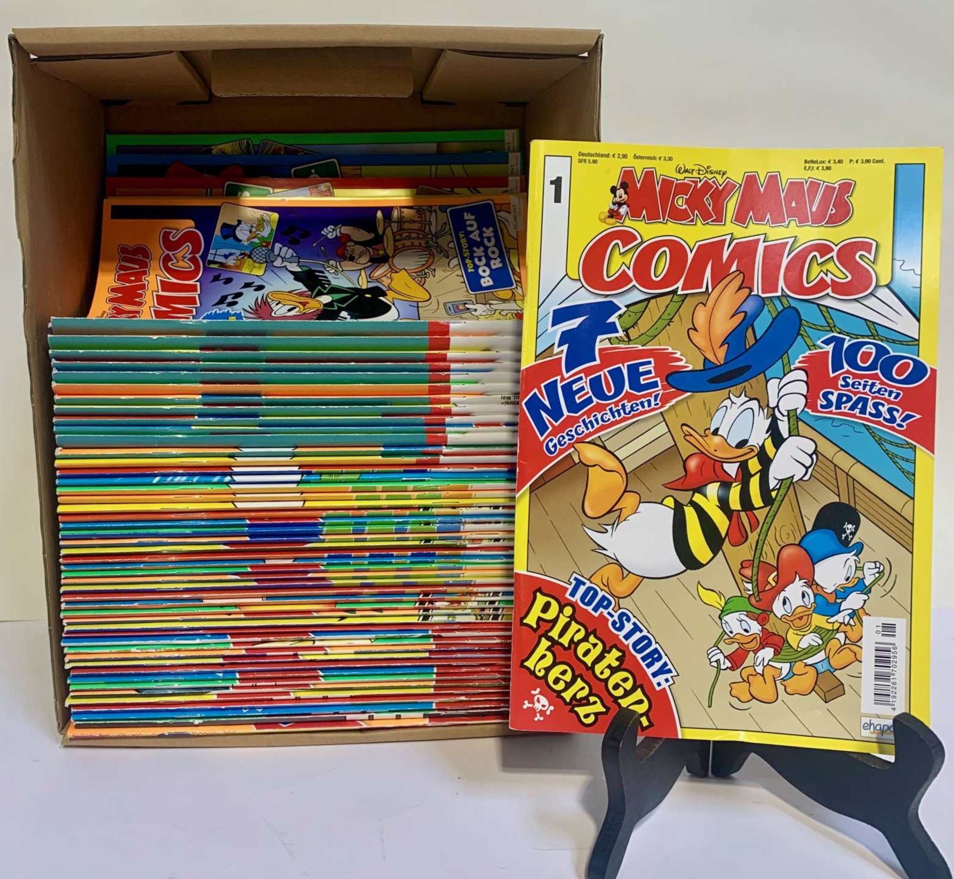 MICKY MAUS COMICS WALT DISNEY MICKY MAUS COMICS Satz mit 60 Comics in deutscher Sprache.