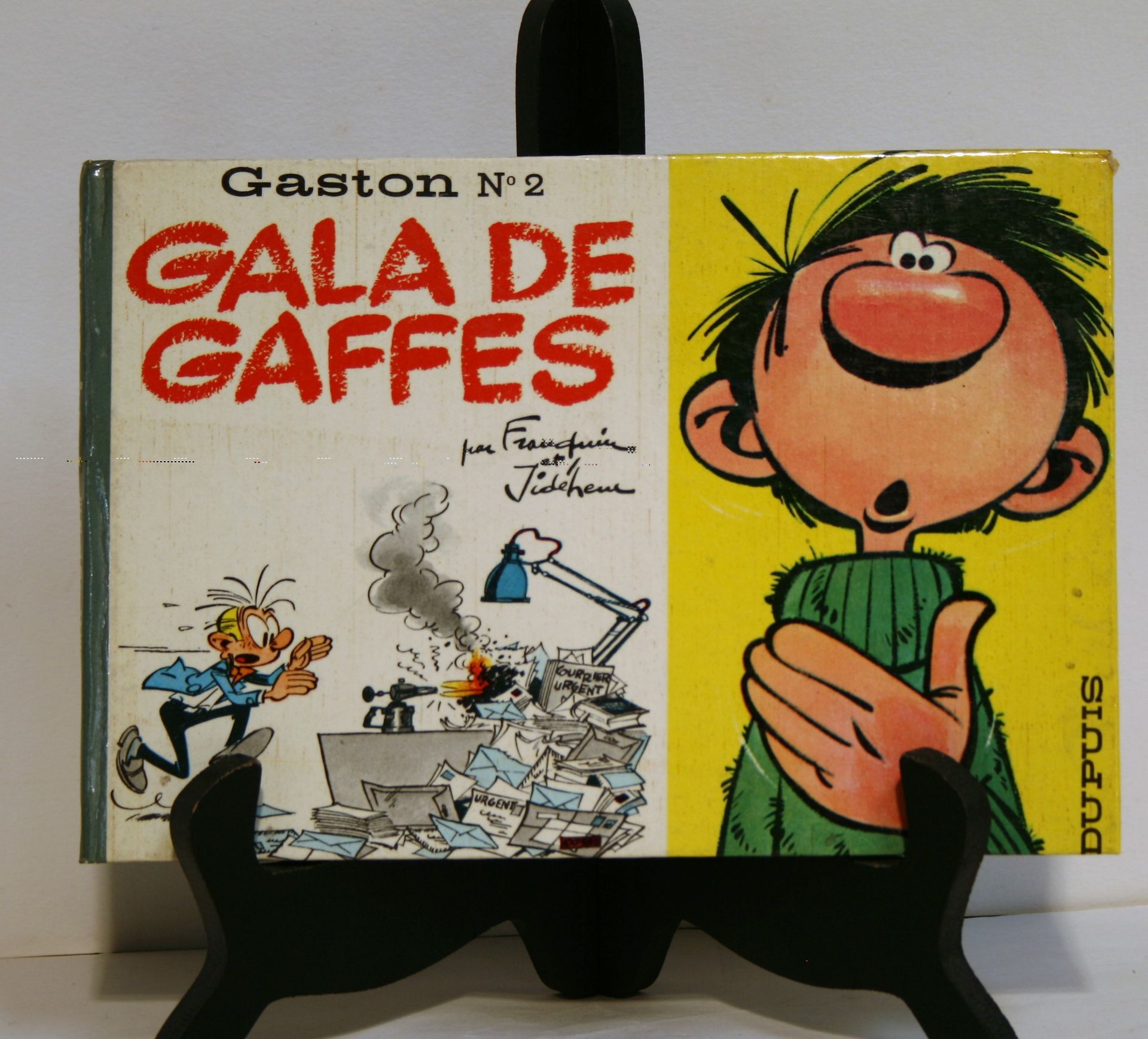 GASTON LAGAFFE FRANQUIN GASTON LAGAFFE Volume 2: Gala des gaffes, original edition of 1963 ( - Image 2 of 2