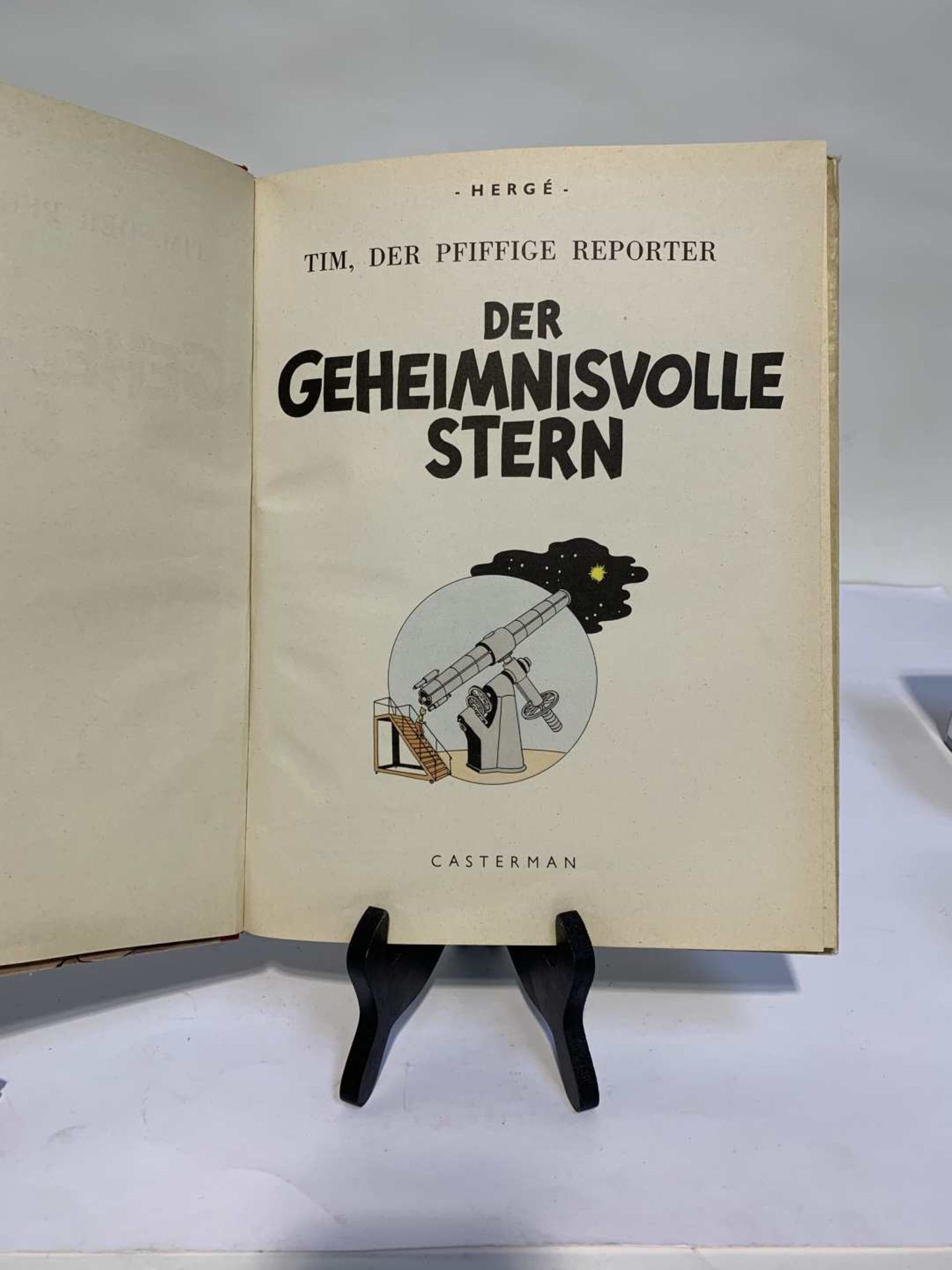 HERGE HERGE Tim und Struppi Edition allemande, Der Geheimnisvolle Stern. Edition 1954.