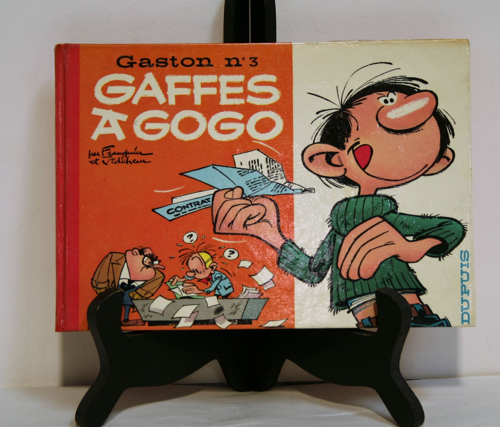 GASTON LAGAFFE FRANQUIN GASTON LAGAFFE Band 3: Gaffes à gogo, Originalausgabe von 1964 (