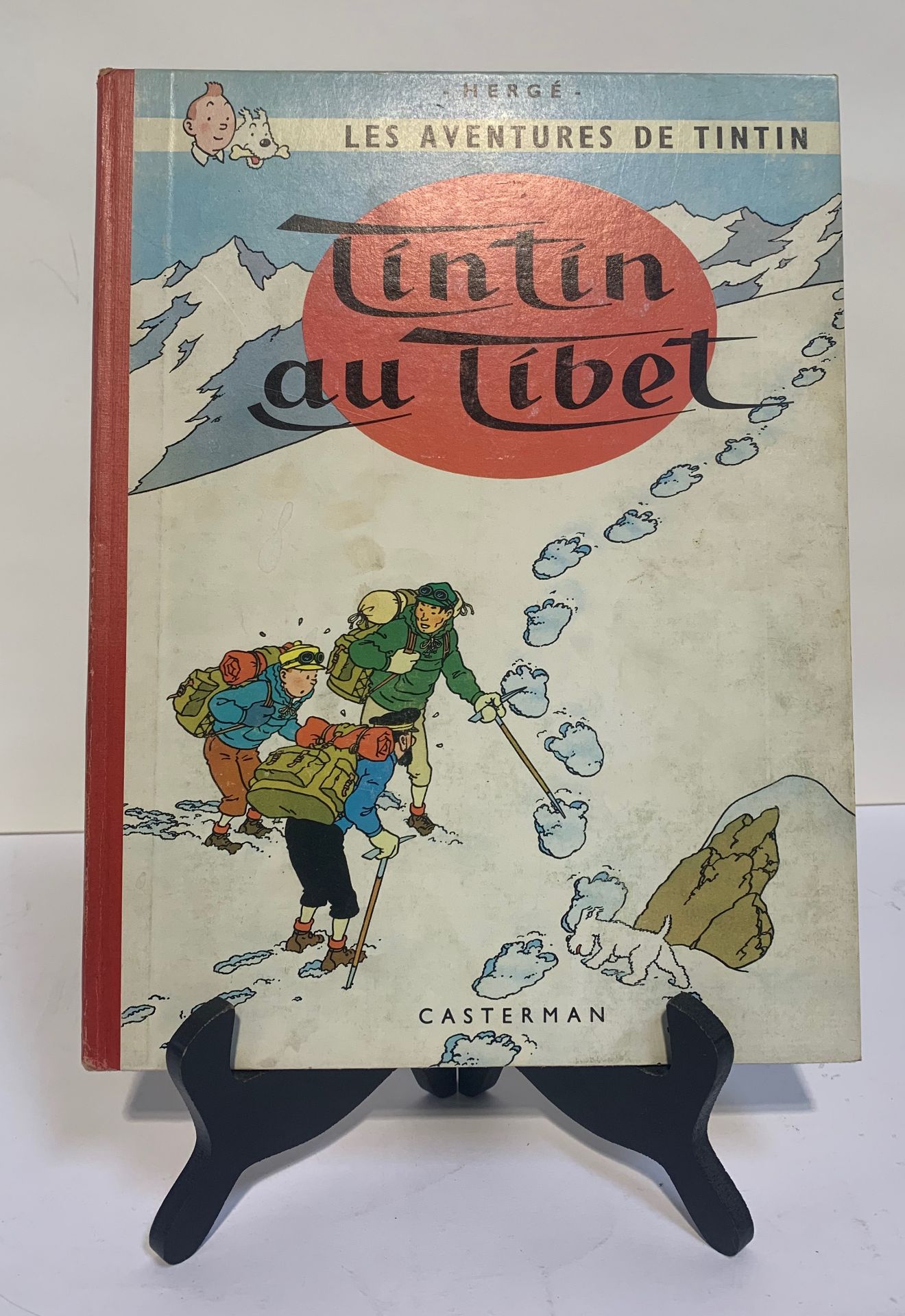 TIM HERGE Tim und Struppi Tim und Struppi in Tibet, Noted on p 62: ''Éditions Casterman, Paris -